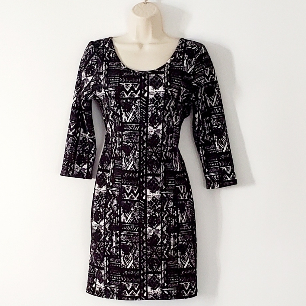 Black and white dress